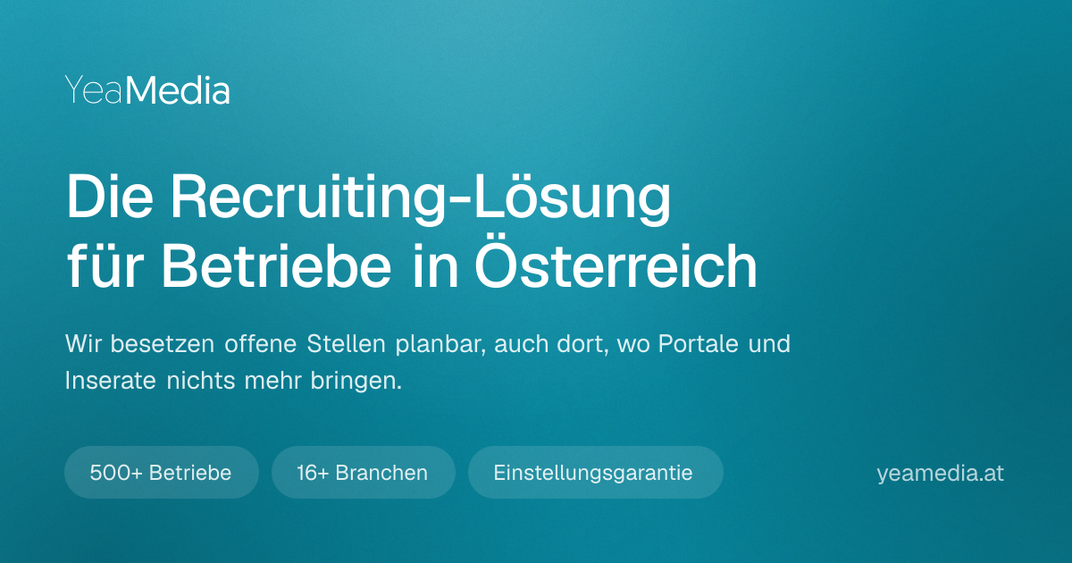 Website von YeaMedia